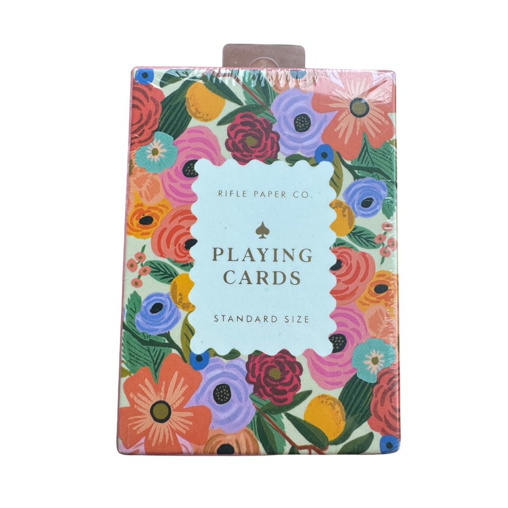 Rifle Paper Co Garden Party Playing Cards Floral Standard Size Deck T-PCI002 NEW